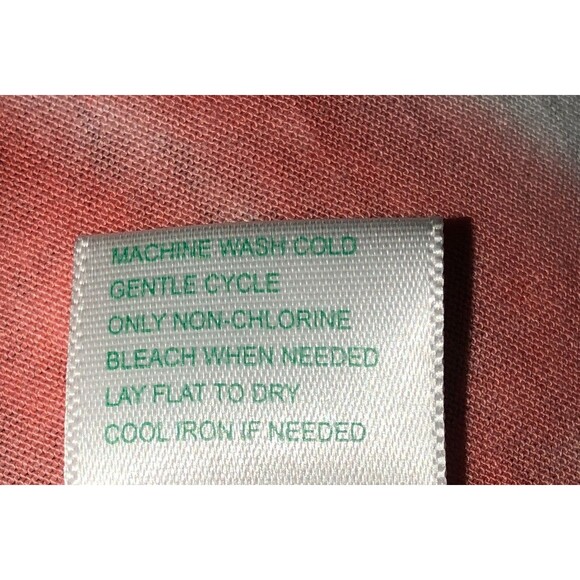 Brisas Tie Dye Top Size Small Peachy Amber Sleeveless Ruffle Hem Very Soft NWT - Picture 9 of 10